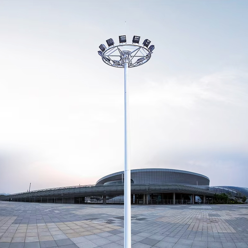 Mukautettavat Dodecagon kaksikymmentäsivuiset korkean maston pylväät Highway Stadiumille
