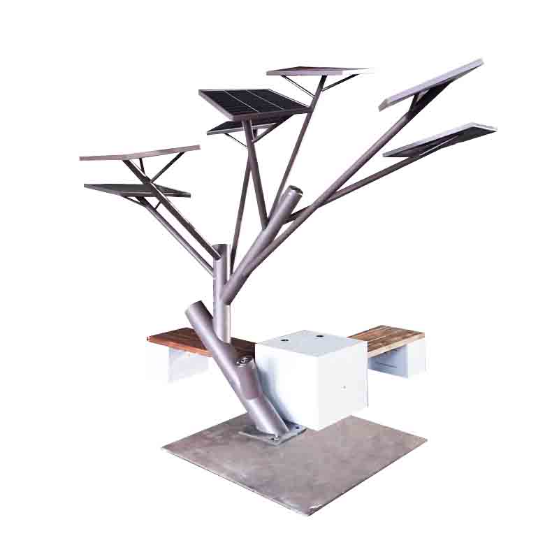 DDK-ST4000 Solar Tree Penkki ulkolatausjärjestelmän maisemapenkki